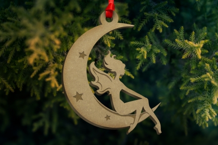 Bola de Navidad · Hada y luna